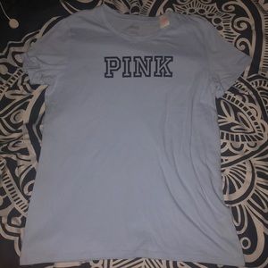 Light Blue Pink Short Sleeve